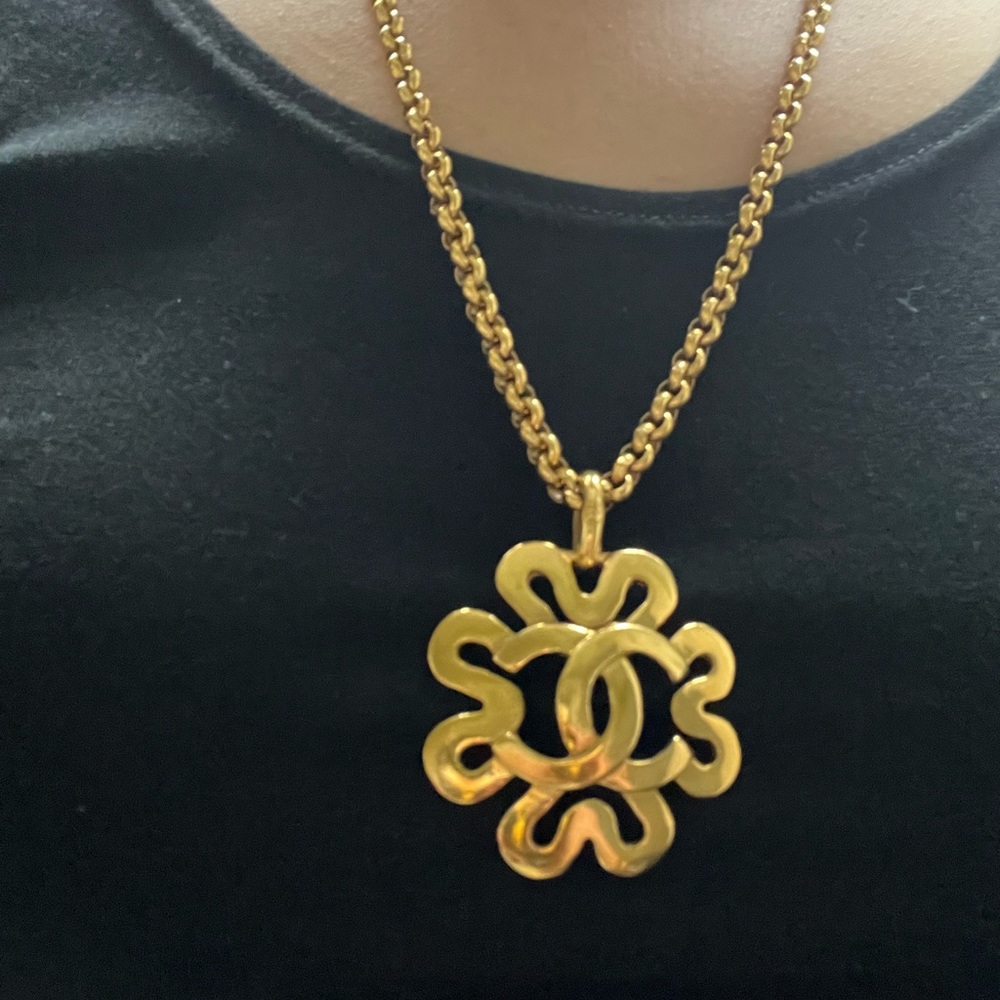 Chanel pendant on chain